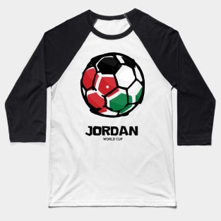 Jordan Football Country Flag Baseball T-Shirt